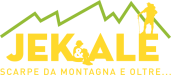 Logo Completo Jek & Ale Calzolaio di Morbegno Vendita e Riparazione Scarpe tecniche da montagna